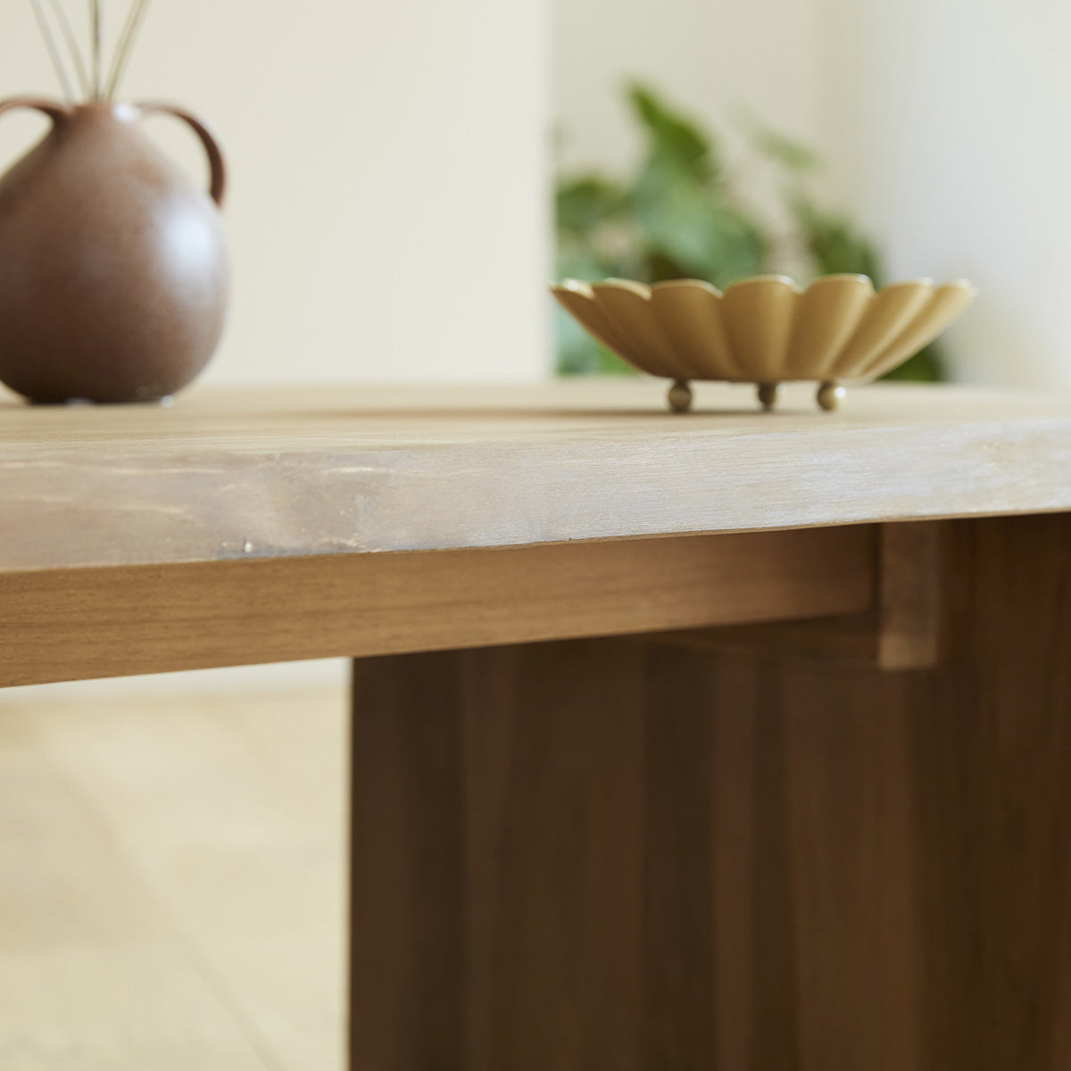 BOSTON - Tavolino in teak massello da 120 cm