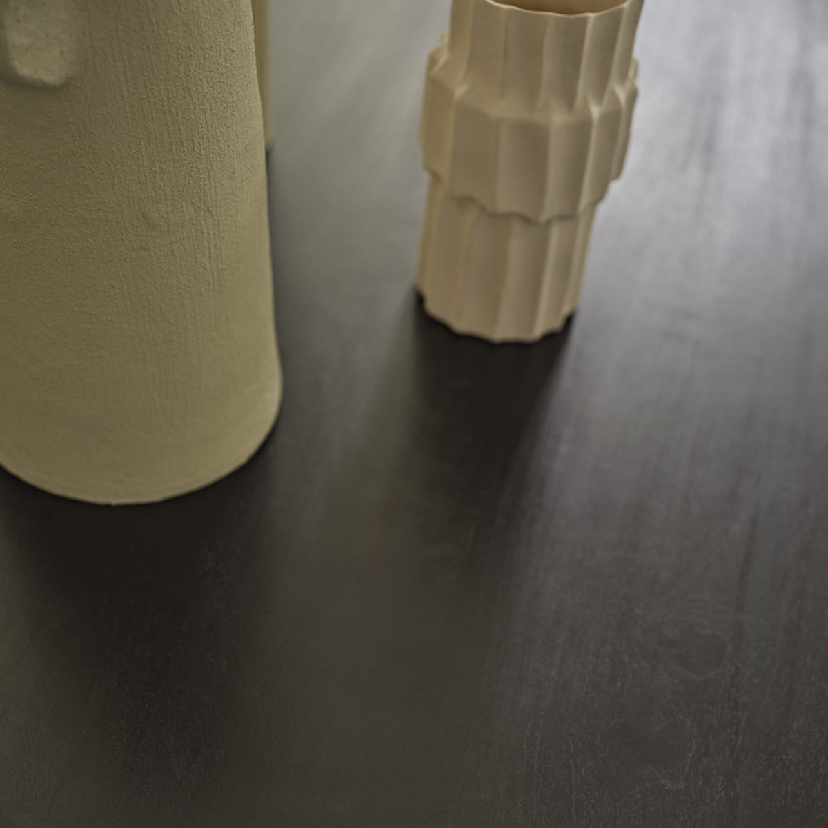 BLAISE - Tavolo in legno di mango massello e midollino 6 pers.