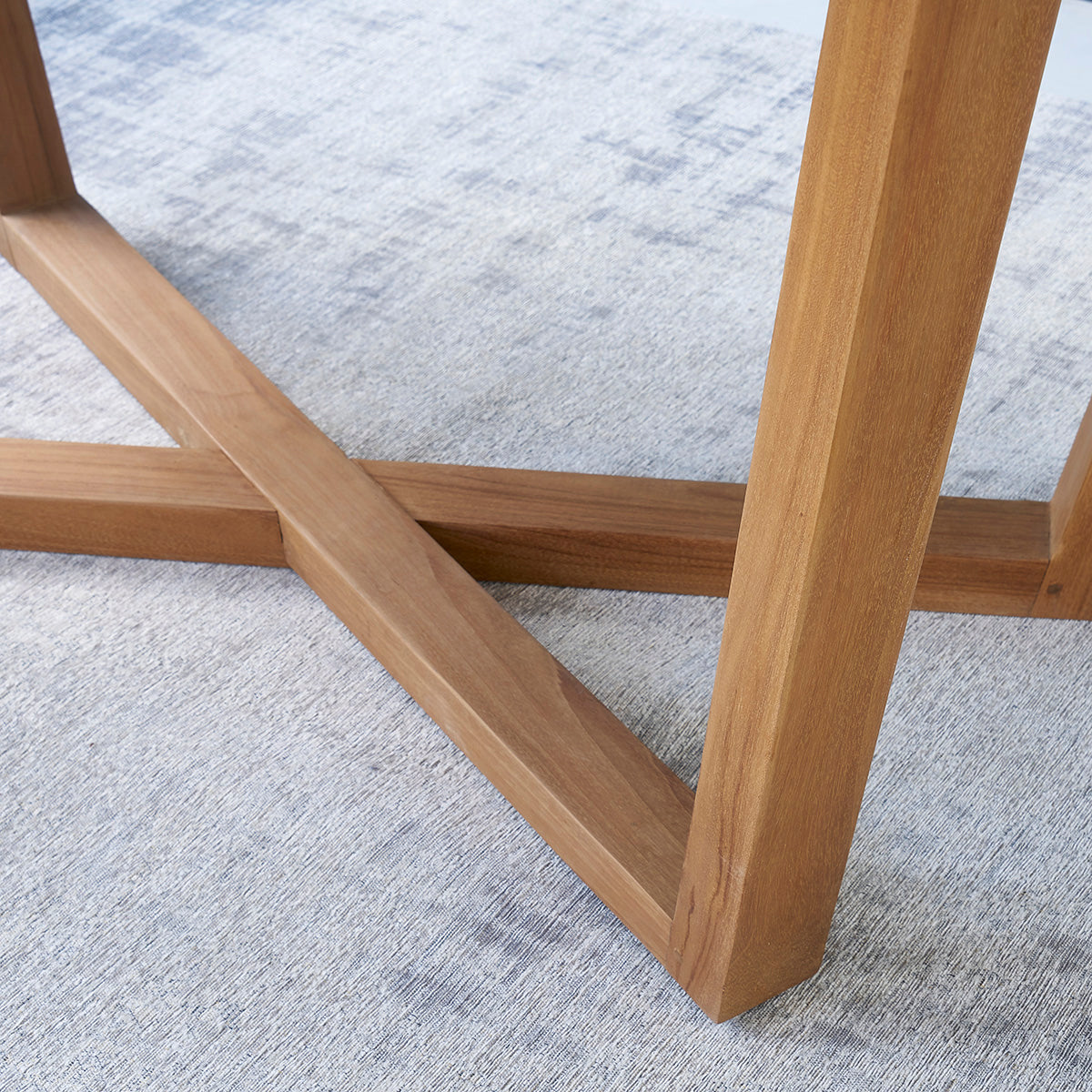 TRISTAN - Tavolo in teak massello per 6 pers.