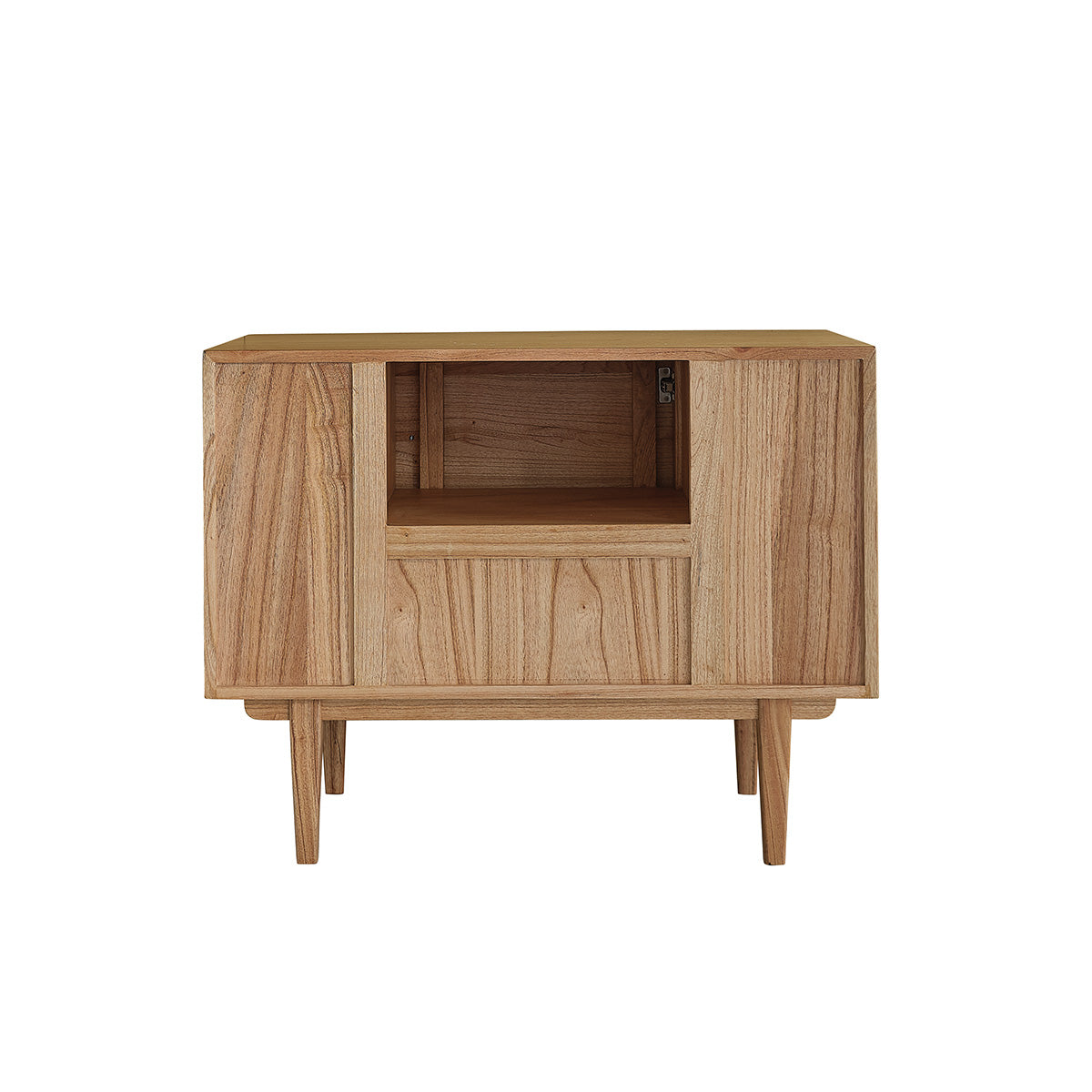FIFTIES - Mobile per lavabo in mindi massello 100 cm