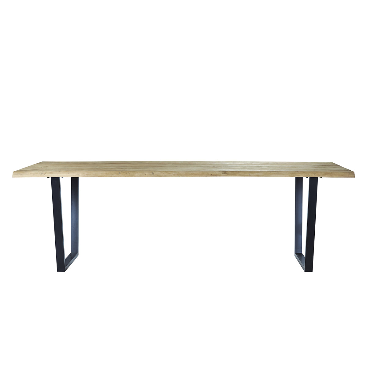 JUNE - Tavolo in teak massello riciclato e metallo 10 pers.