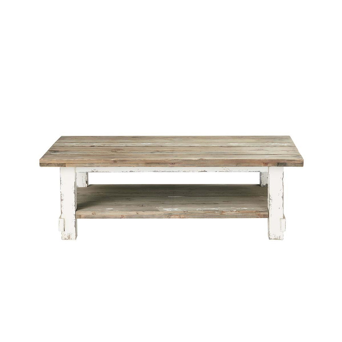 ATLANTIC - Tavolino in legno massello riciclato 140 cm
