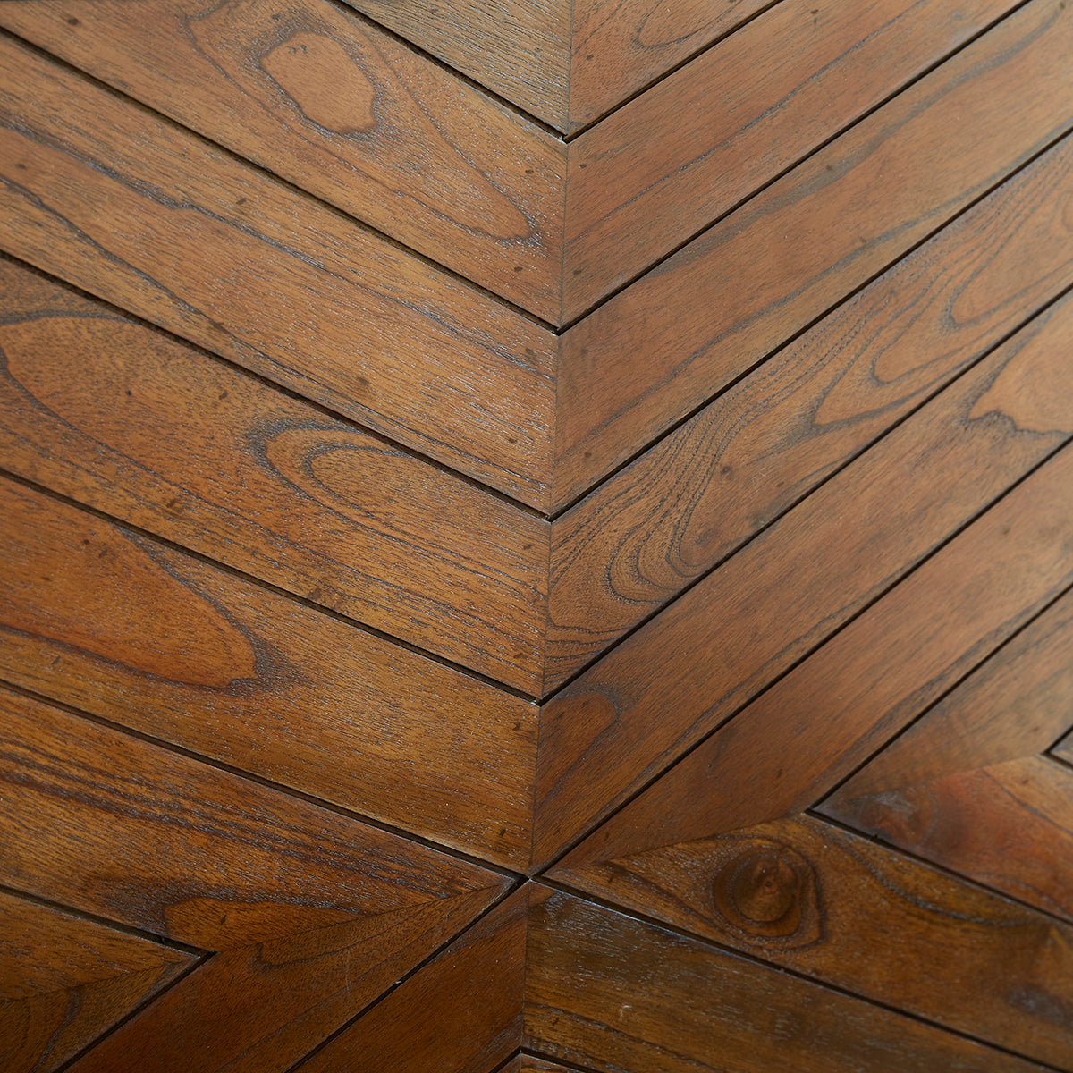 EUGENE - Testiera in mindi massello finitura in noce 160 cm