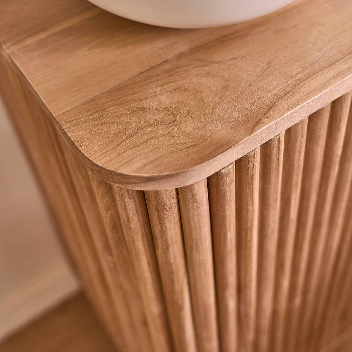 COLINE - Lavabo in teak massello 40 cm