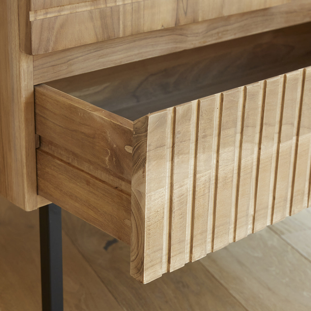 PORTLAND - Armadio in teak massello 95 cm