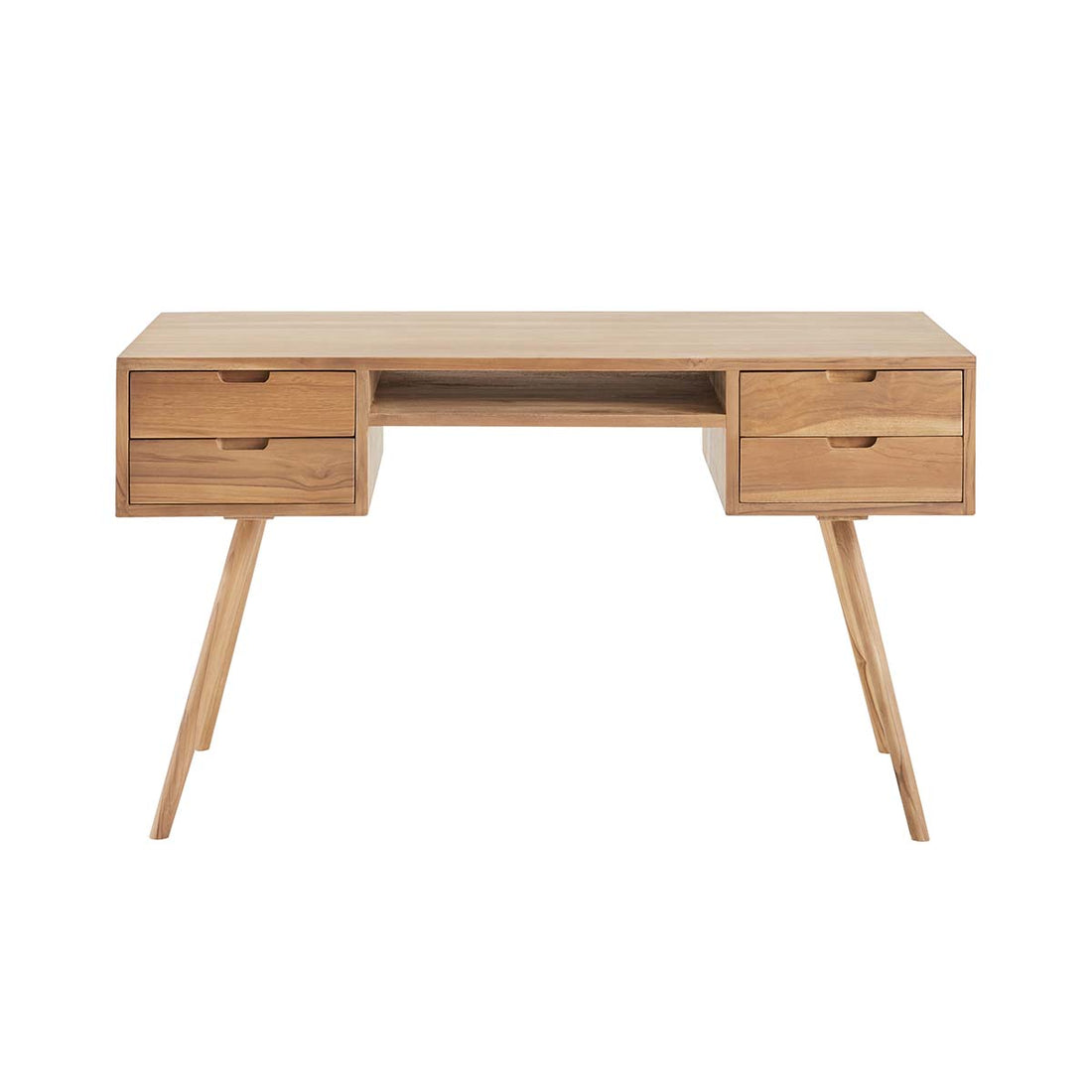ISAURE - Scrivania in teak massello 130 cm