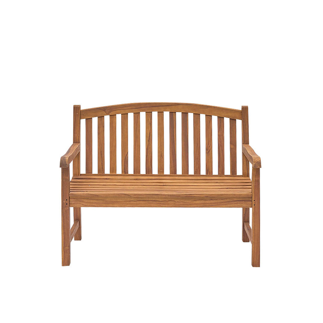 BALI - Panchina da giardino in teak massello oliato 120 cm