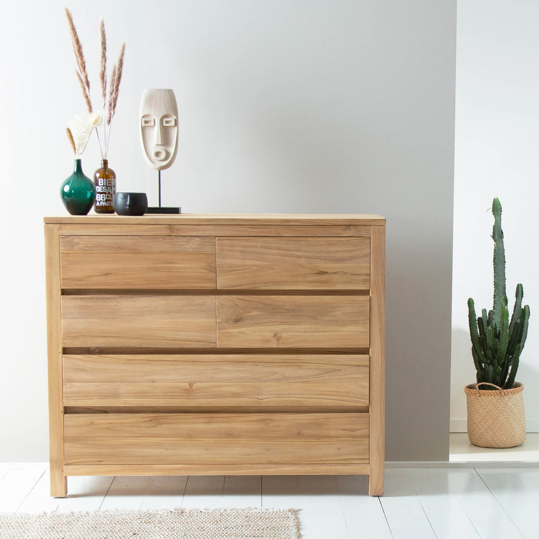 ALDO - Credenza in teak massello 120 cm