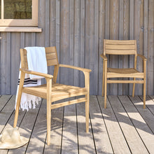 Poltrona da giardino in teak massello (set di 2)