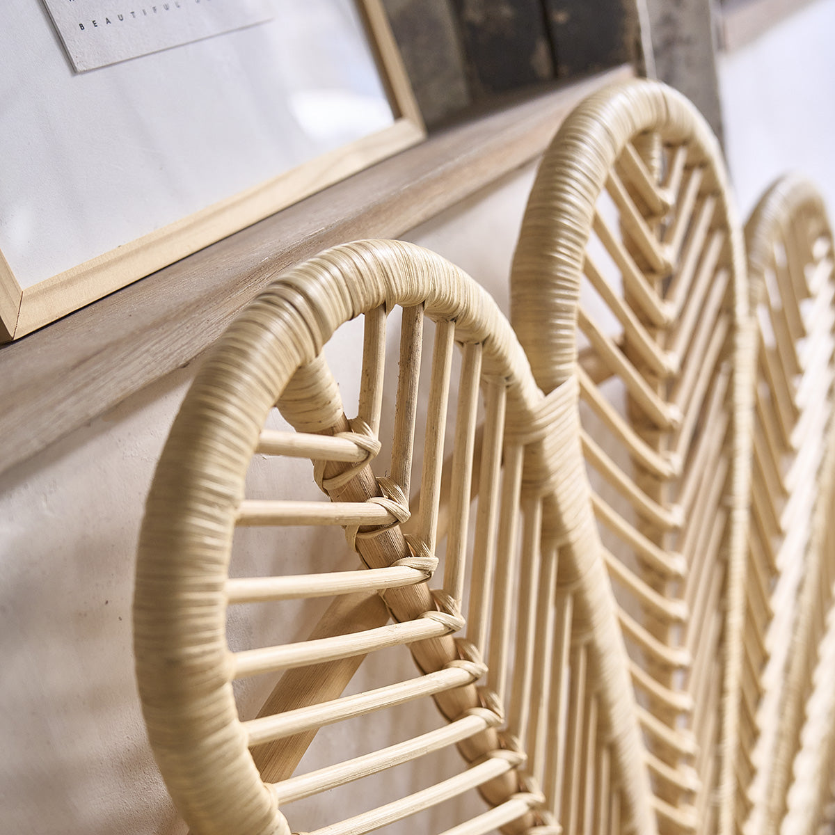 COLETTE - Testiera in rattan 140 cm